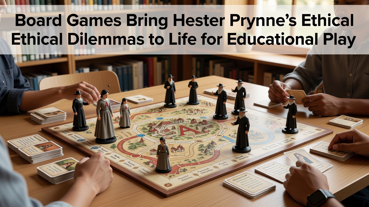 Board Games Bring Hester Prynne's Ethical Dilemmas to Life for Educational Play