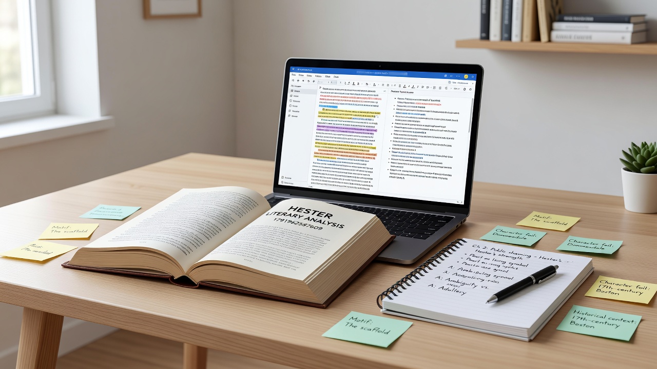 Digital interface displaying annotated text passages alongside historical maps and statistical charts for literary study